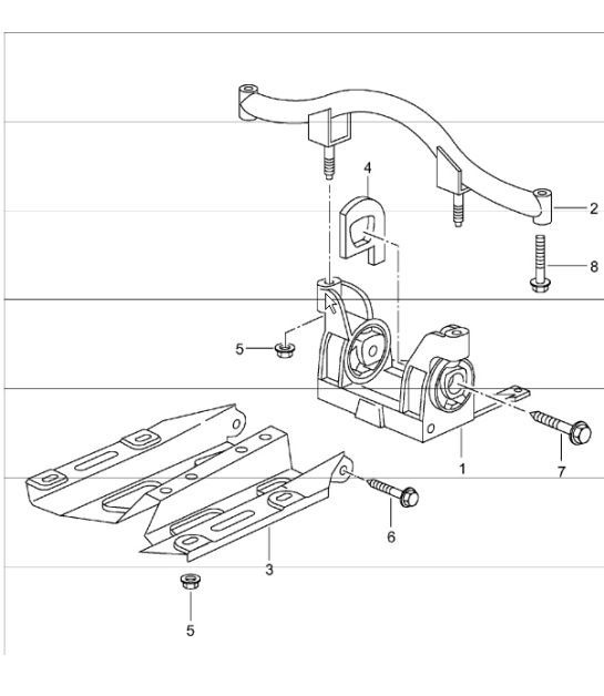 Diagram 306-01 Porsche Cayenne Coupe Turbo V8 4.0L Petrol 550Hp 