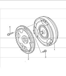 tiptronic torque converter drive plate 996 TURBO TIPTRONIC A96.50 2001-05