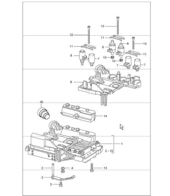 Diagram 340-02 Porsche Cayenne S E-Hybrid V6 3.0L 519Hp 