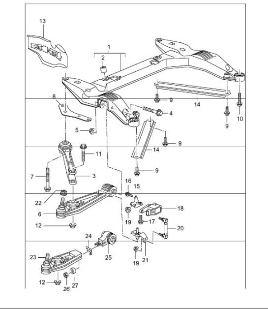 Diagram 401-00 Porsche Taycan (9J1) MK2 2024>>
