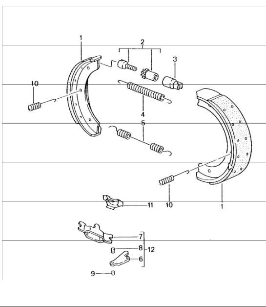 Diagram 603-05 Porsche Cayman GTS 718 2.5L PDK (365 Bhp) Wheels, Brakes