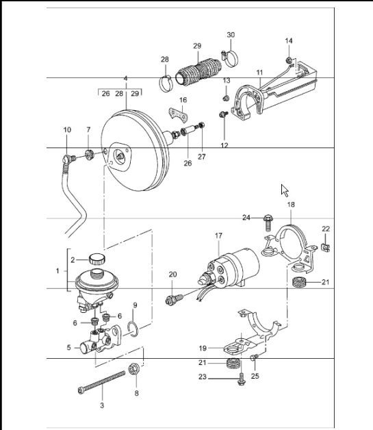 Diagram 604-00 Porsche 帕纳梅拉 4 2.9L V6 