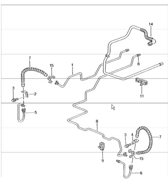 Diagram 604-15 Porsche Cayman GTS 718 4.0L Manual (400 Bhp) Wheels, Brakes