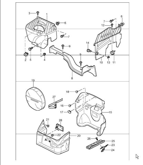 Diagram 807-00 Porsche Cayenne S V8 4.0L Benzina 474 CV 