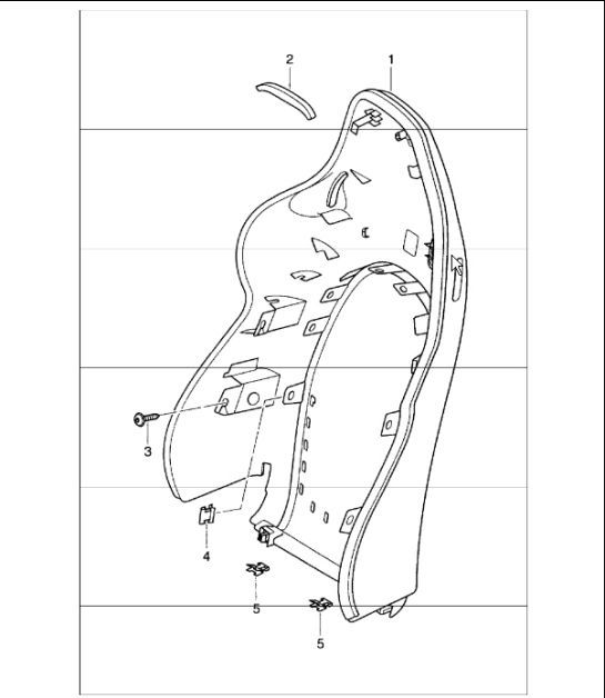 Diagram 817-30 Porsche Berline sportive Taycan 4S 
