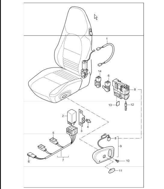 Diagram 817-60 Porsche Cayenne V6 3.0L Petrol 353Hp 