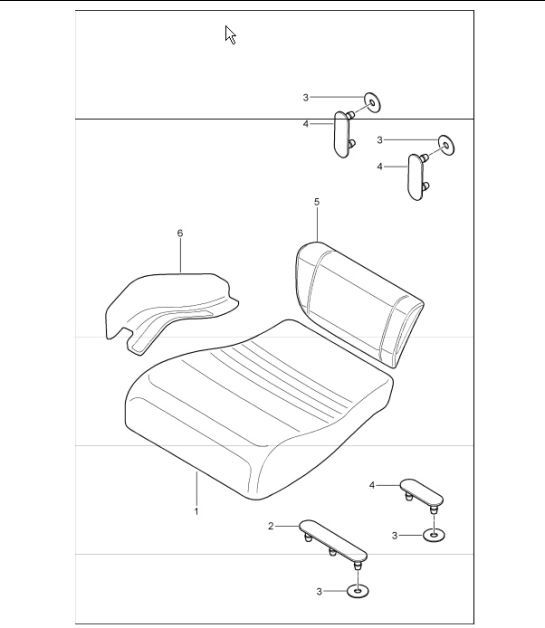 Diagram 817-85 Porsche 997 MKII GT2 RS 2011-13 Body