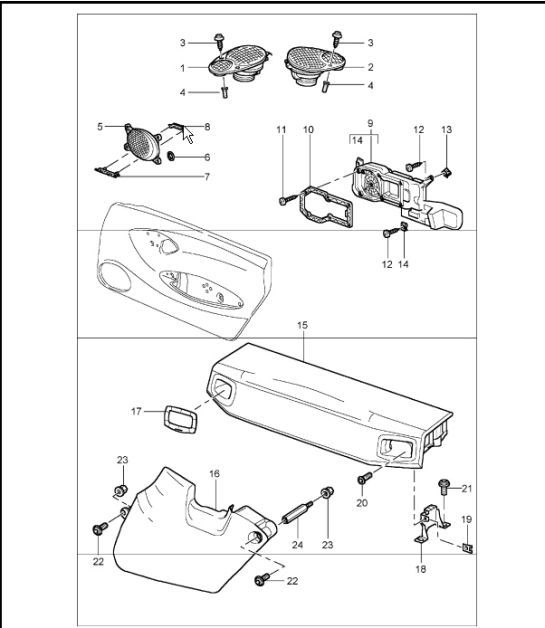 Diagram 911-06 Porsche Macan (95B) MK2 2019-2021 