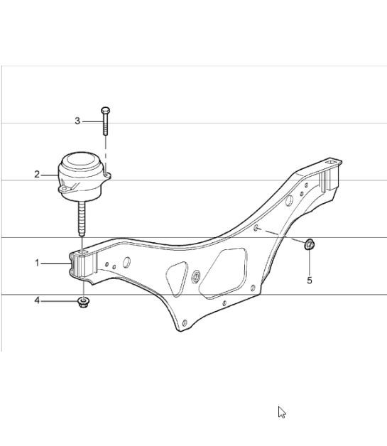 Diagram 109-00 Porsche 997 (911) MK1 2005-2008 Moteur