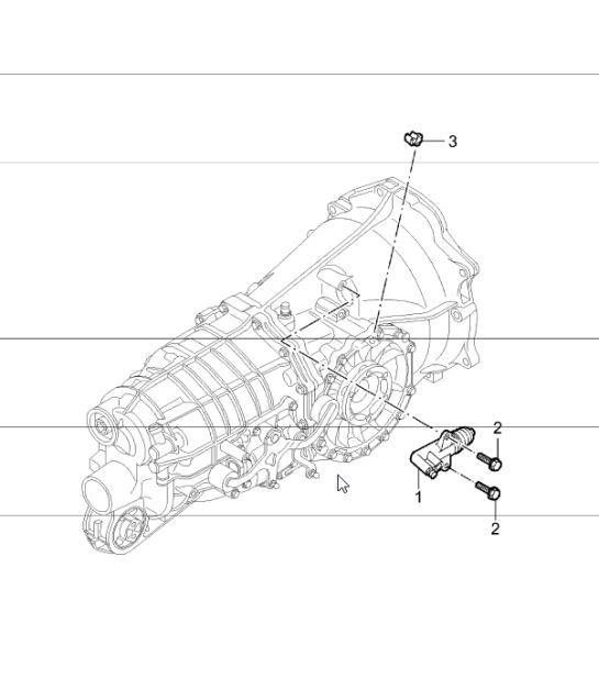 Diagram 301-05 Porsche 卡宴 S 4.5L V8 2003 年>> 传播