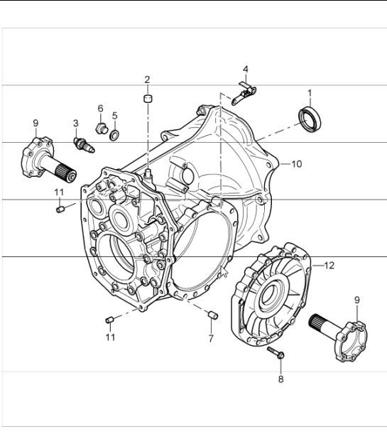 Diagram 302-04 Porsche 993 (911) C2S 1994-97 Transmission