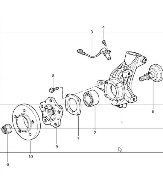 Diagram 401-05 Porsche 928S2 4.7L 1984-86 