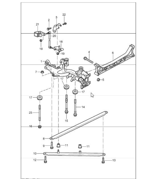 Diagram 501-01 Porsche 912E 4CYL 1976 