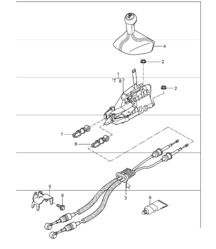 transmission control, manual transmission I480 (6-speed)for  997.1 2005-08