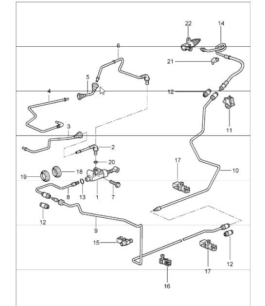 Diagram 702-08 Porsche Cayenne E-Híbrido V6 3.0L 470Hp 