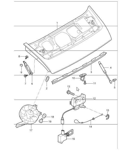 Diagram 803-05 Porsche 944 1982-1991 