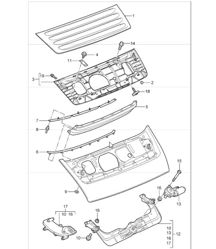 rear spoiler 997.1 2005-08