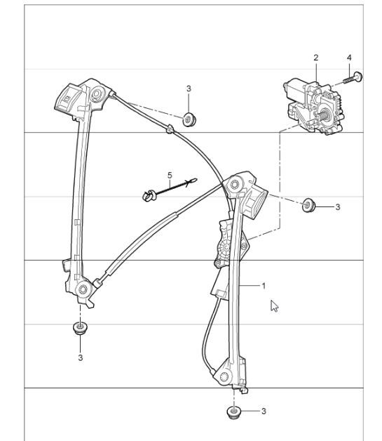 Diagram 804-30 Porsche 开曼 2.7L 981 2013-16  车身