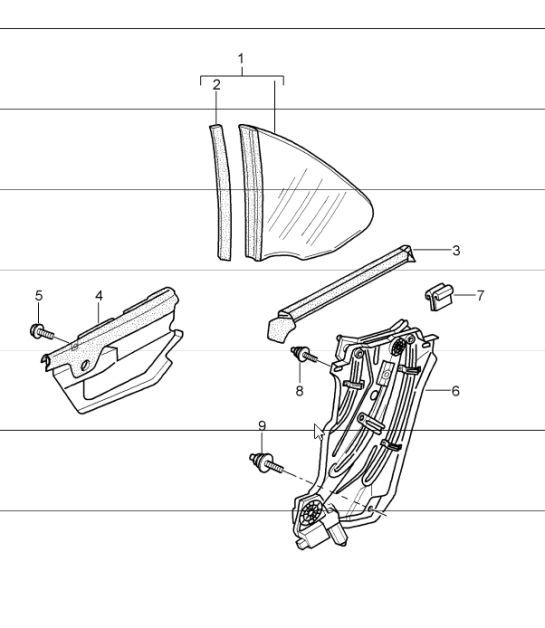 Diagram 805-05 Porsche 991 (911) MK2 2016-2018 Carrozzeria