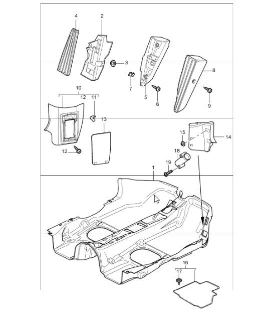 Diagram 807-02 Porsche Taycan Sport Turismo 