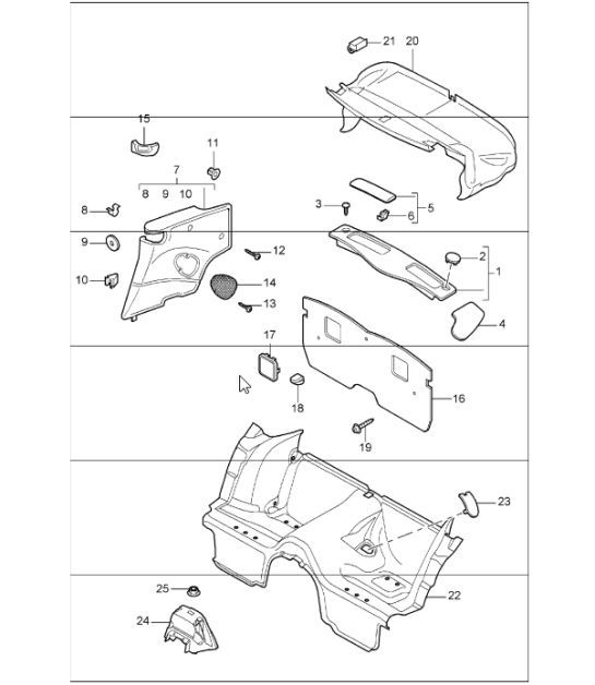 Diagram 807-07 Porsche Taycan (9J1) MK2 2024>> 