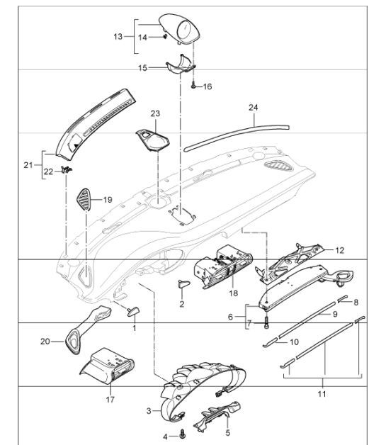 Diagram 809-01 Porsche 928GTS 5.4L 1992-95 