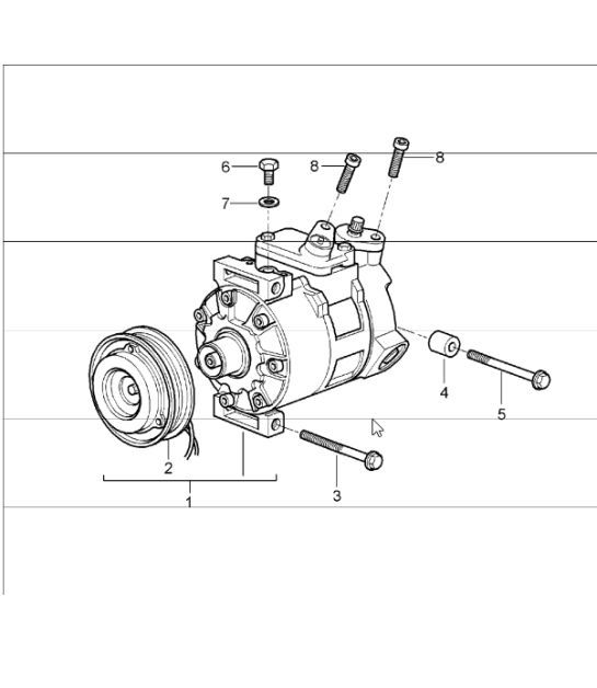 Diagram 813-15 Porsche 996 GT2 2001-05 Carrozzeria