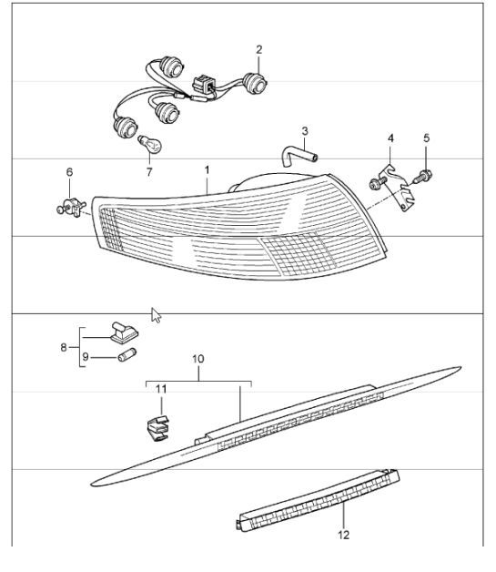 Diagram 905-05 Porsche 卡宴 92A（958） 2010-2017 电子设备