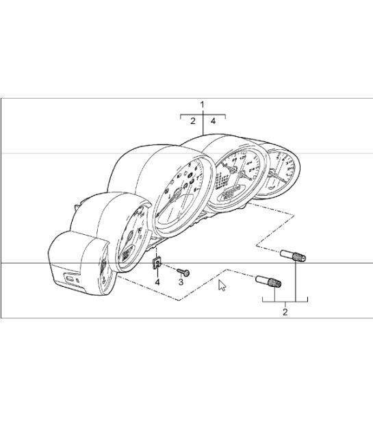 Diagram 906-02 Porsche 957 Cayenne Turbo / Turbo S 4.8L 2007-10 Electrical equipment