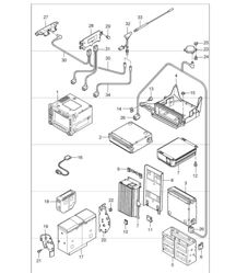 radio, control part and navigation system booster for 997.1 CARRERA 4 / 4S 2005-08