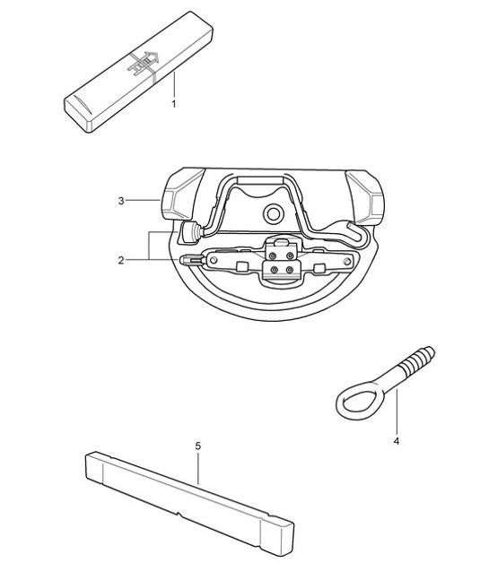Diagram 001-000 Porsche 卡宴双门轿跑车 Turbo V8 4.0L 汽油 550Hp 