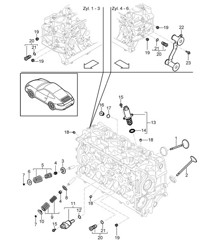 Cylinder head / Accessories / Valves - A101, A102 - 997.2 Carrera 3.6L / 3.8L 2009-12