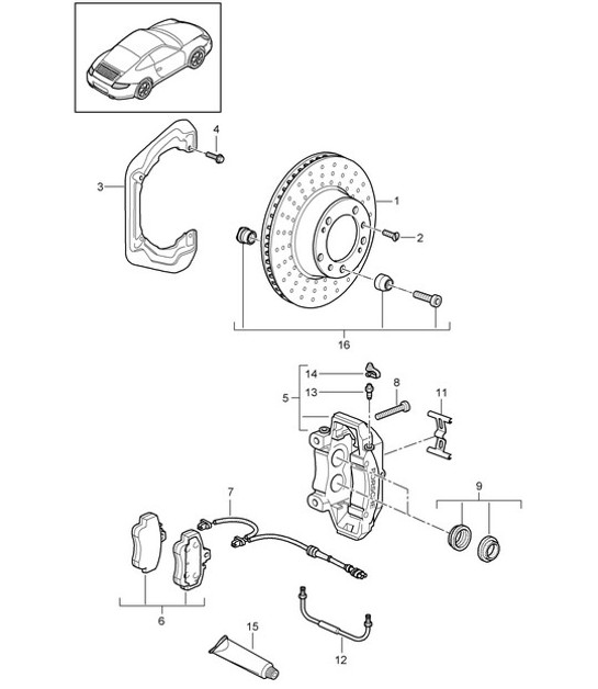 Diagram 603-002 Porsche 992 (911) MK2 2024>> 