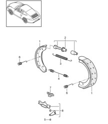 Handbremse 997.2 Carrera 2009-12