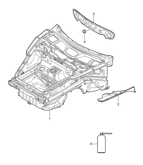 Diagram 801-005 Porsche 992 (911) MK2 2024>> 