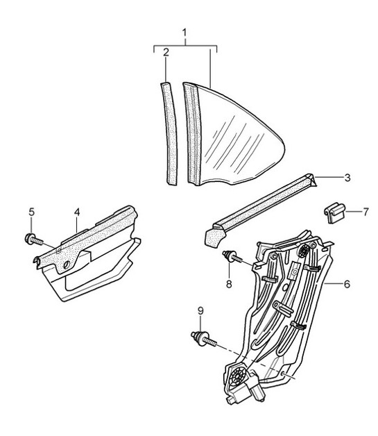 Diagram 805-005 Porsche 997 (911) MK2 2009-2012 Carrozzeria