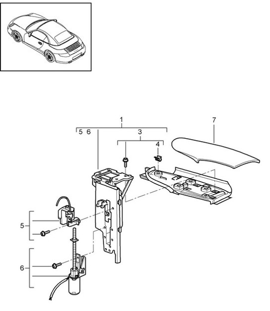 Diagram 811-011 Porsche Macan (95B) MK1 (2014-2018) Carrozzeria