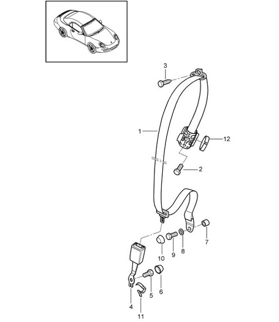 Diagram 812-006 Porsche 卡宴 Turbo 4.5L 2003>>  车身