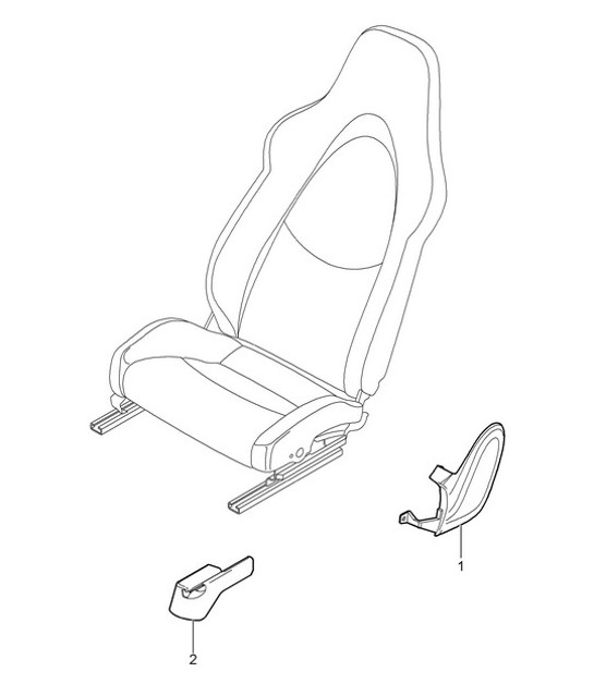 Diagram 817-015 Porsche Cayman 2.9L 987C MKII 2009-12 Body