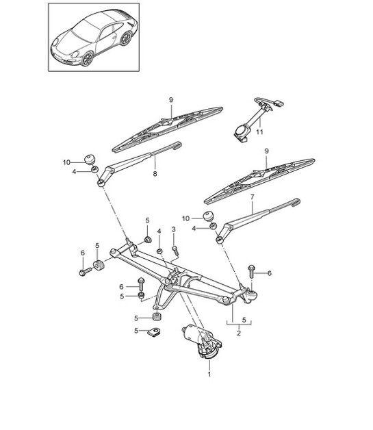 Diagram 904-000 Porsche Cayenne S 4.5L V8 2003>> Materiale elettrico