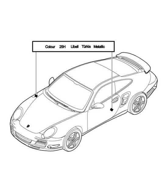 Diagram 004-000 Porsche Cayman S 3.4L 987C 2005-08 Accessories & others 