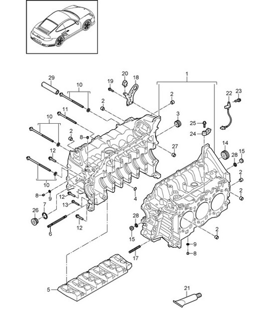 Diagram 101-005 Porsche Taycan (9J1) MK2 2024>> 