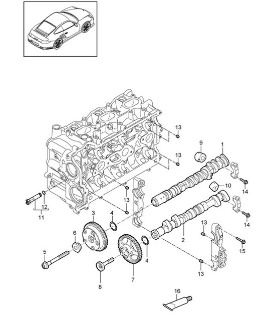 Diagram 103-010 Porsche 卡宴 9YB 2023>> 
