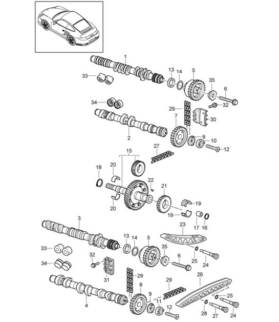 Diagram 103-017 Porsche Macan Essence 2.0L 245 ch 