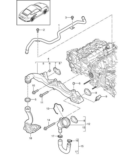 Diagram 105-003 Porsche Panamera 971 MK2 (2021-2023) 