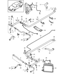 Wasserkühlung 2 – A170 – 997.2 Turbo 3,8 l 2010–13