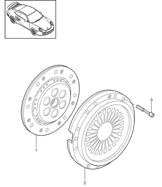 Diagram 301-001 Porsche 卡宴 Turbo 4.5L 2003>> 传播