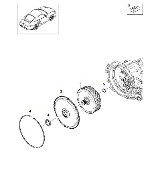 Diagram 320-010 Porsche Cayenne Turbo S E-Hybrid V8 4.0L 550Hp 