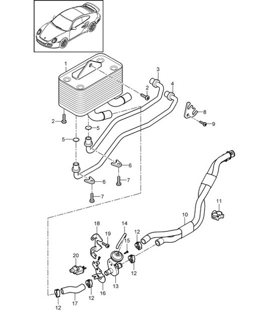 Diagram 360-000 Porsche 964 (911) C2 1989-93 Transmission