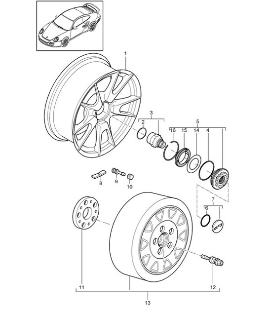 Diagram 601-002 Porsche Taycan Turbo Cross Turismo 